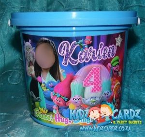 Trolls Bucket KCPB - Kidz Cardz & Party Buckets